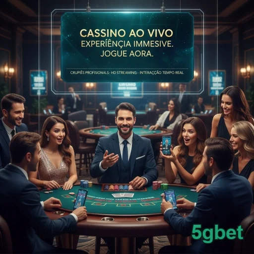 Cenário de cassino ao vivo com jogadores e crupiê na mesa, 5gbet.