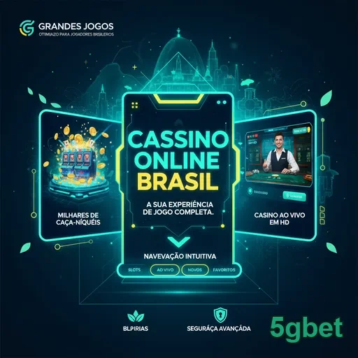 Interface da 5gbet mostrando cassino online e suporte VIP.