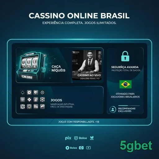 5gbet apresenta cassino online com navegação intuitiva no celular.