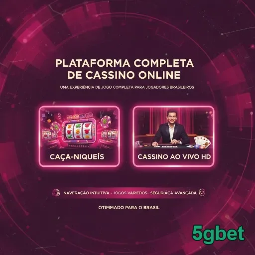 5gbet apresenta uma plataforma de cassino online completa.