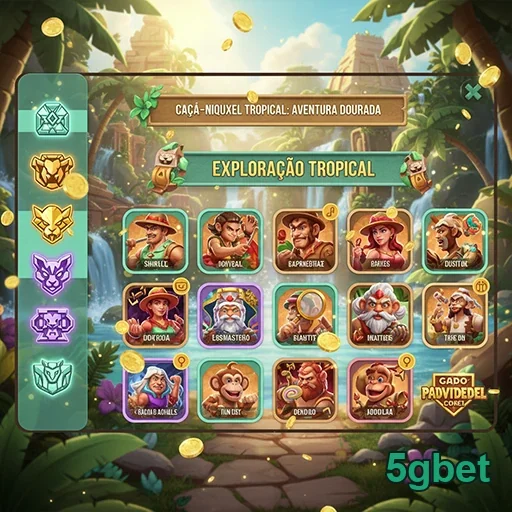 5gbet apresenta interface interativa de caça-níqueis em aventura.