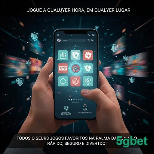 Aplicativo 5gbet mostrando jogos e segurança para VIPs.