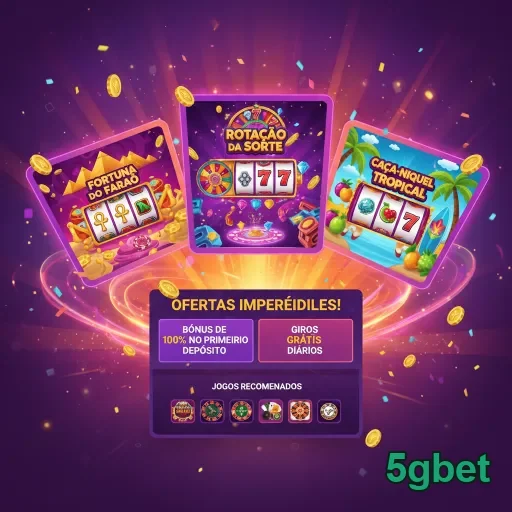 Opções de jogos de slots disponíveis no 5gbet.