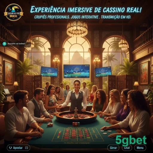 Usuários interagindo em cassino ao vivo na 5gbet.