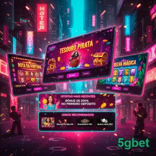 Interface da 5gbet mostrando jogos VIP e promoções exclusivas.